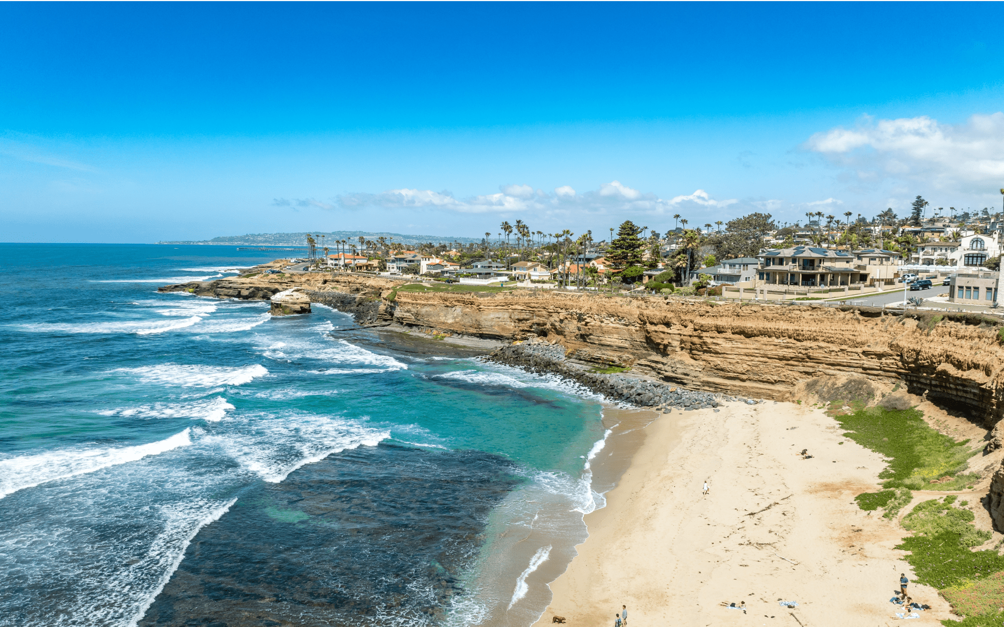 The spectacular Pacific Ocean coastline near La Jolla, California
